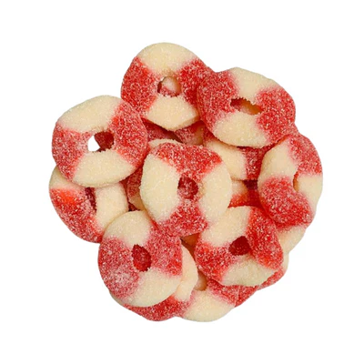 Sour Strawberry Rings